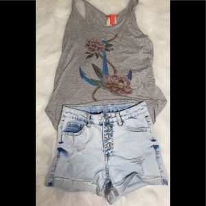 Tank top and shorts